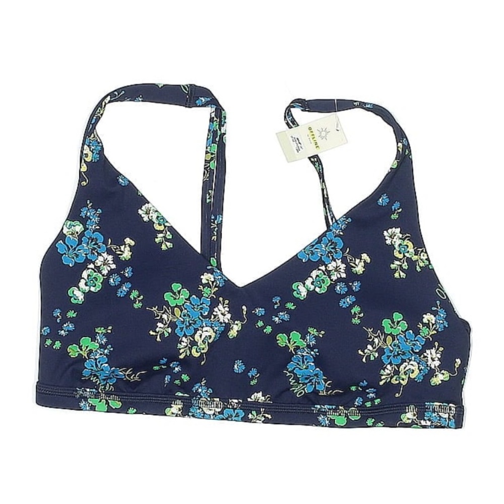 Aerie Black and Blue sports bra